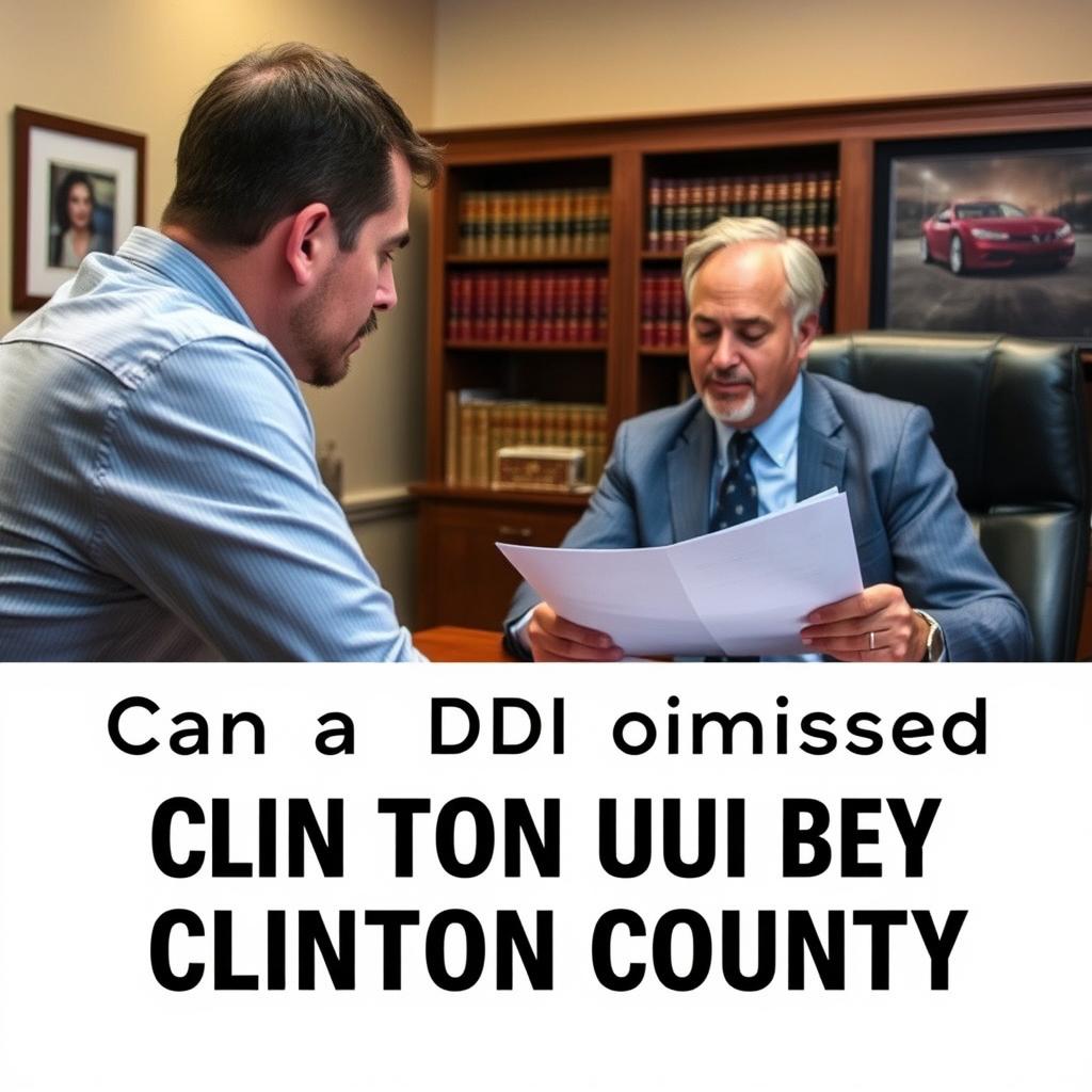 Can a DUI be dismissed in Clinton County