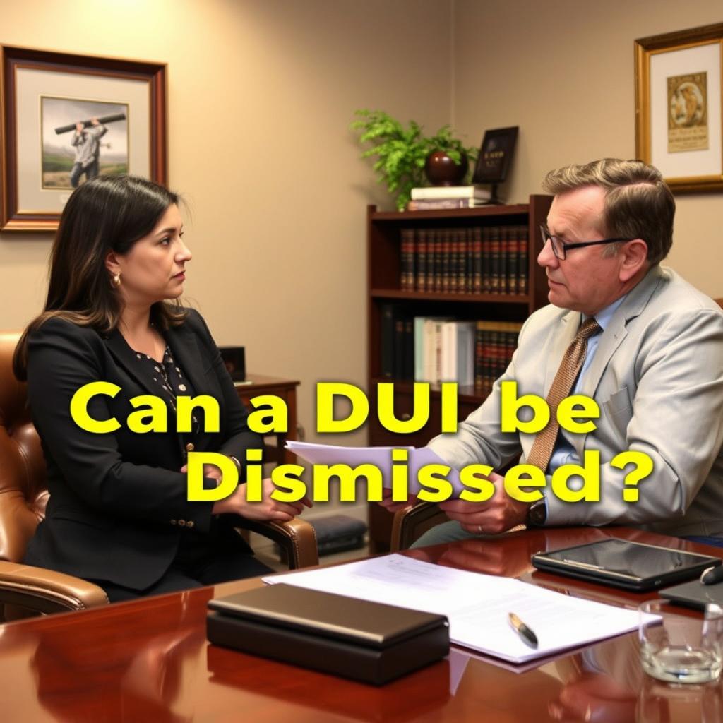 Can a DUI be dismissed in Fredericksburg