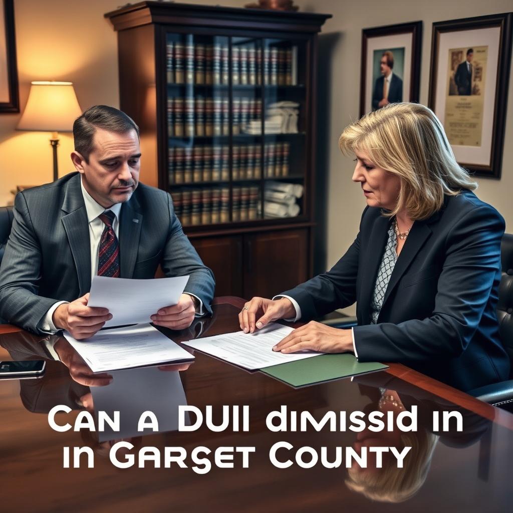 Can a DUI be dismissed in Garrett County