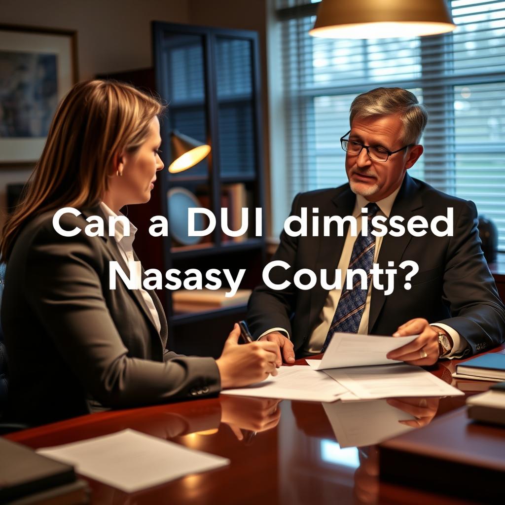 Can a DUI be dismissed in Nassau County