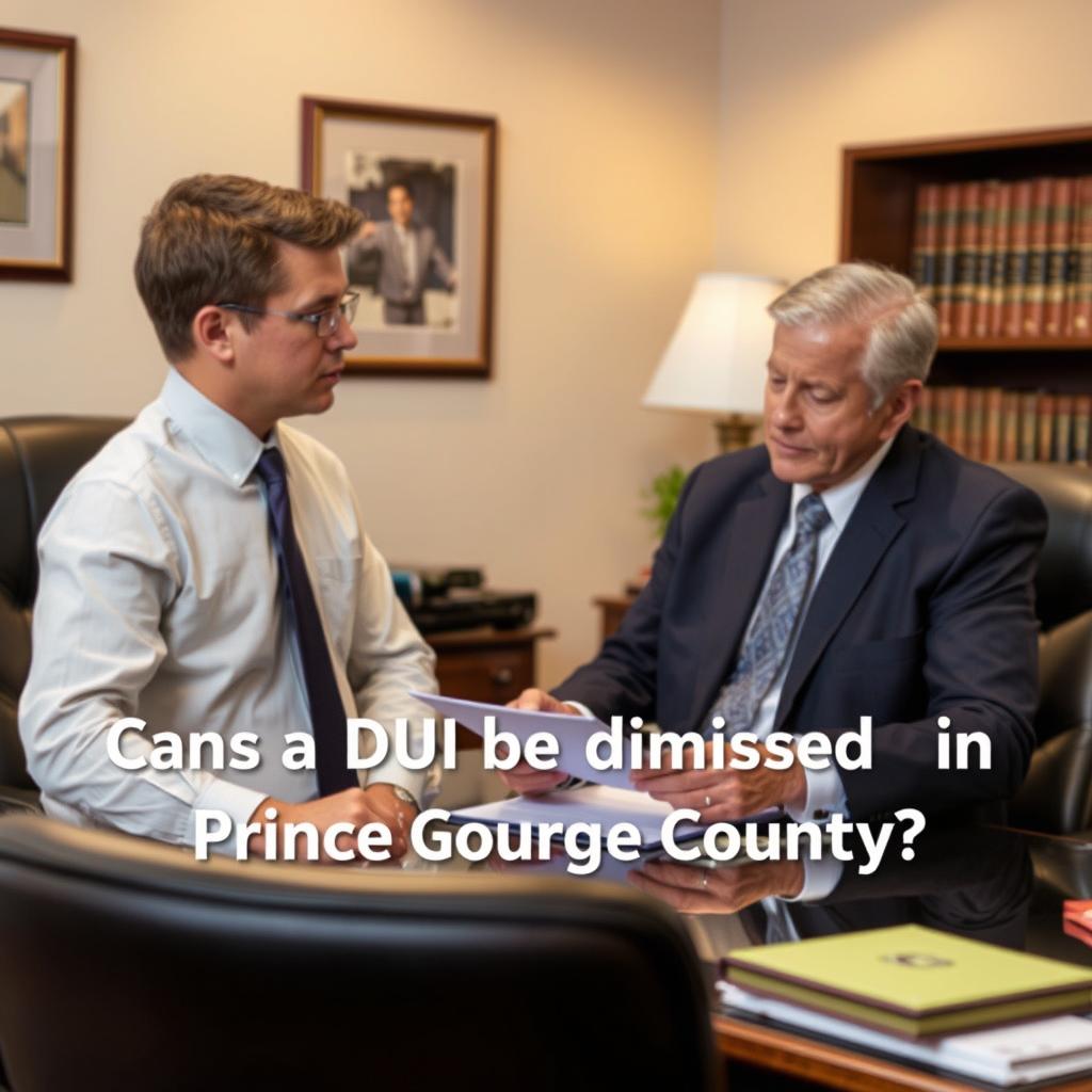 Can a DUI be dismissed in Prince George County