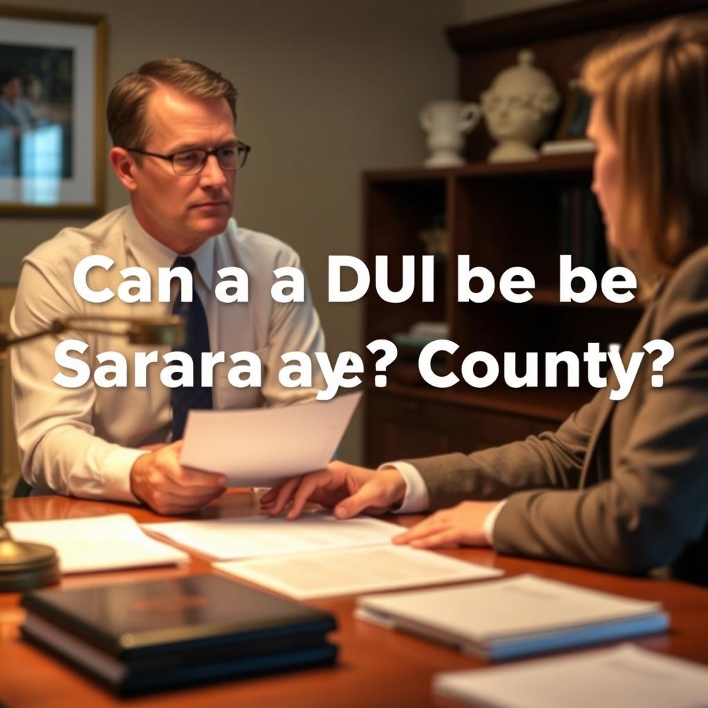 Can a DUI be dismissed in Saratoga County