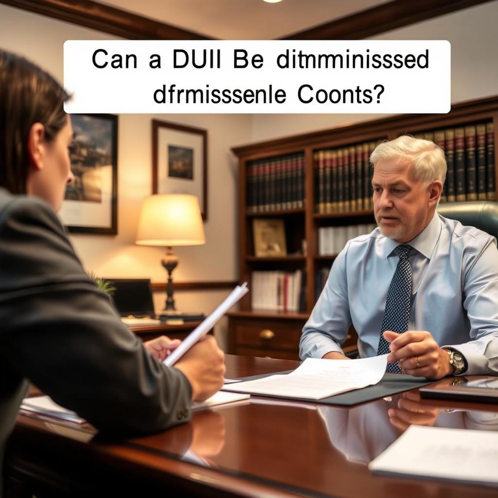 Can a DUI be dismissed in Sussex County