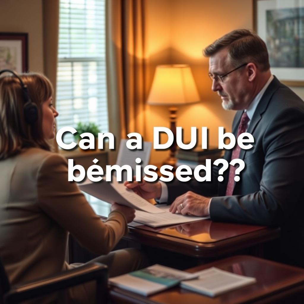 Can a DUI be dismissed in Wyoming County