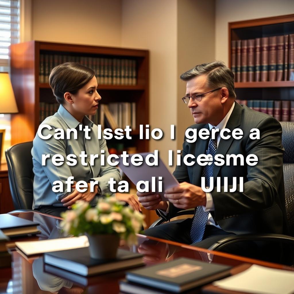 Can I get a restricted license after a DUI in Arlington County