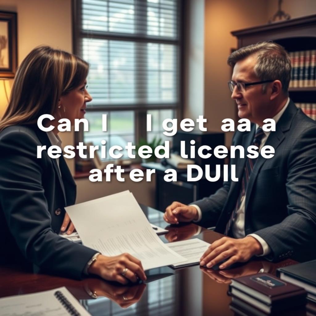 Can I get a restricted license after a DUI in Maryland