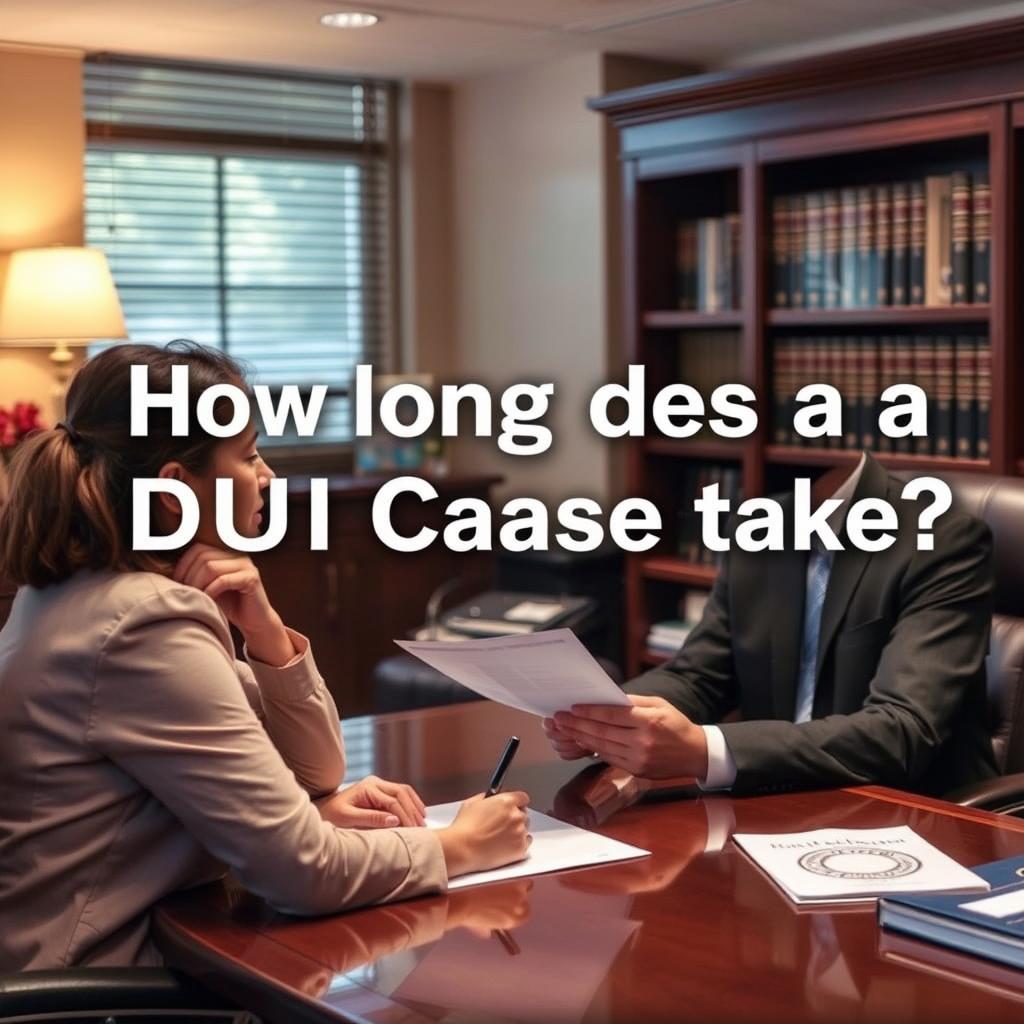 How long does a DUI case take in Columbia Heights