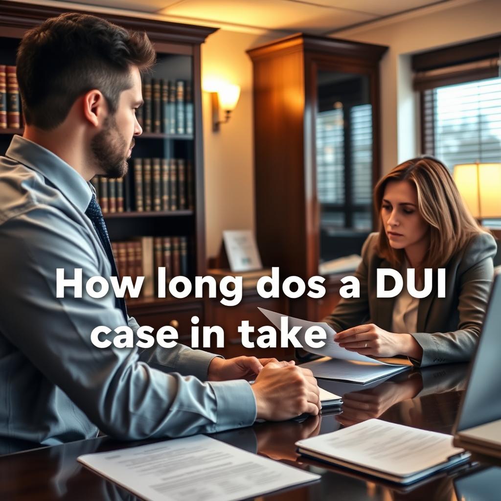 How long does a DUI case take in Erie County