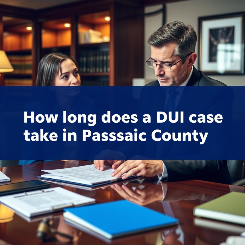 How long does a DUI case take in Passaic County