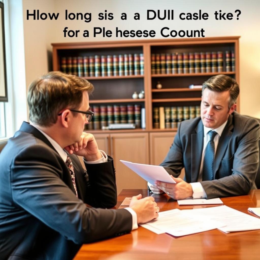 How long does a DUI case take in Prince George County