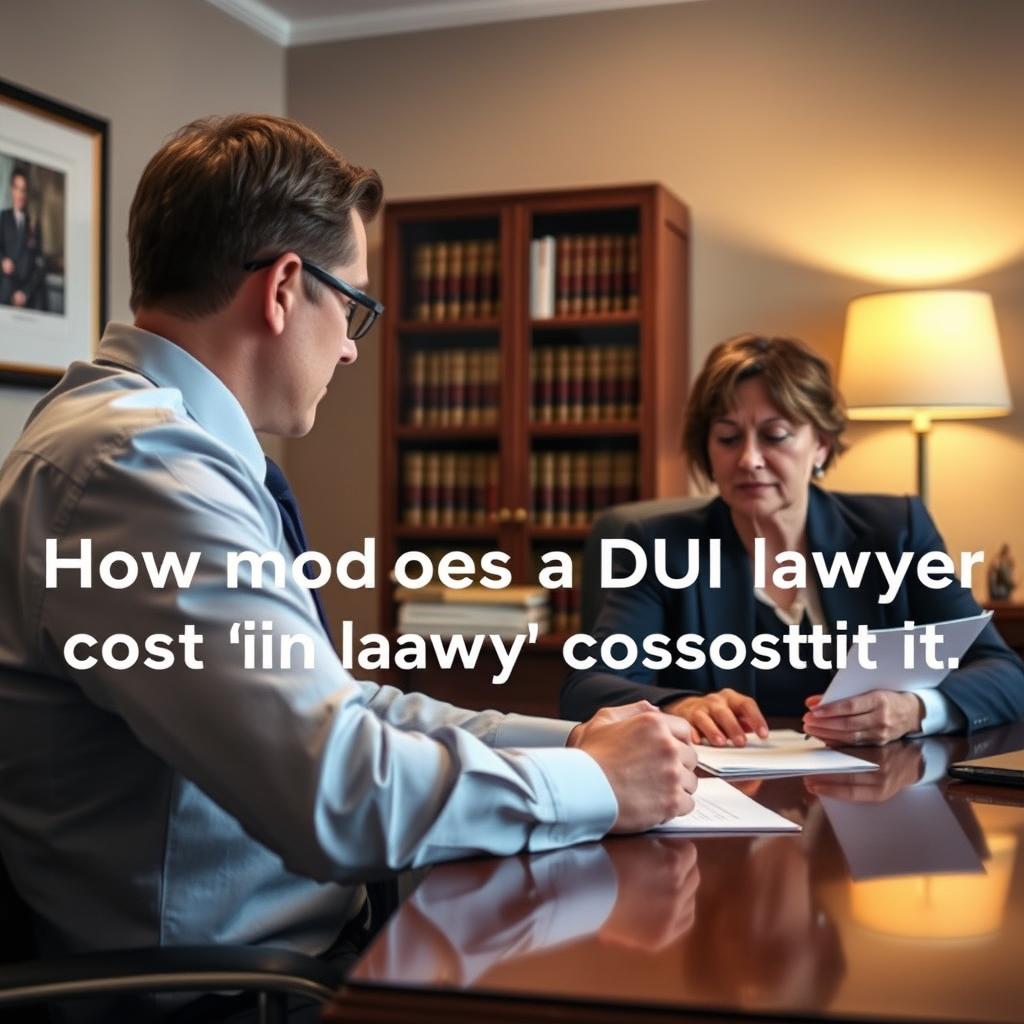 How much does a DUI lawyer cost in Hudson County