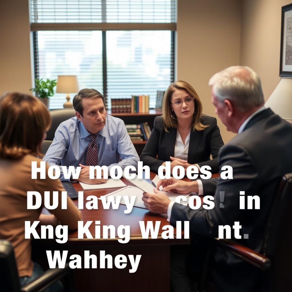 How much does a DUI lawyer cost in King William County