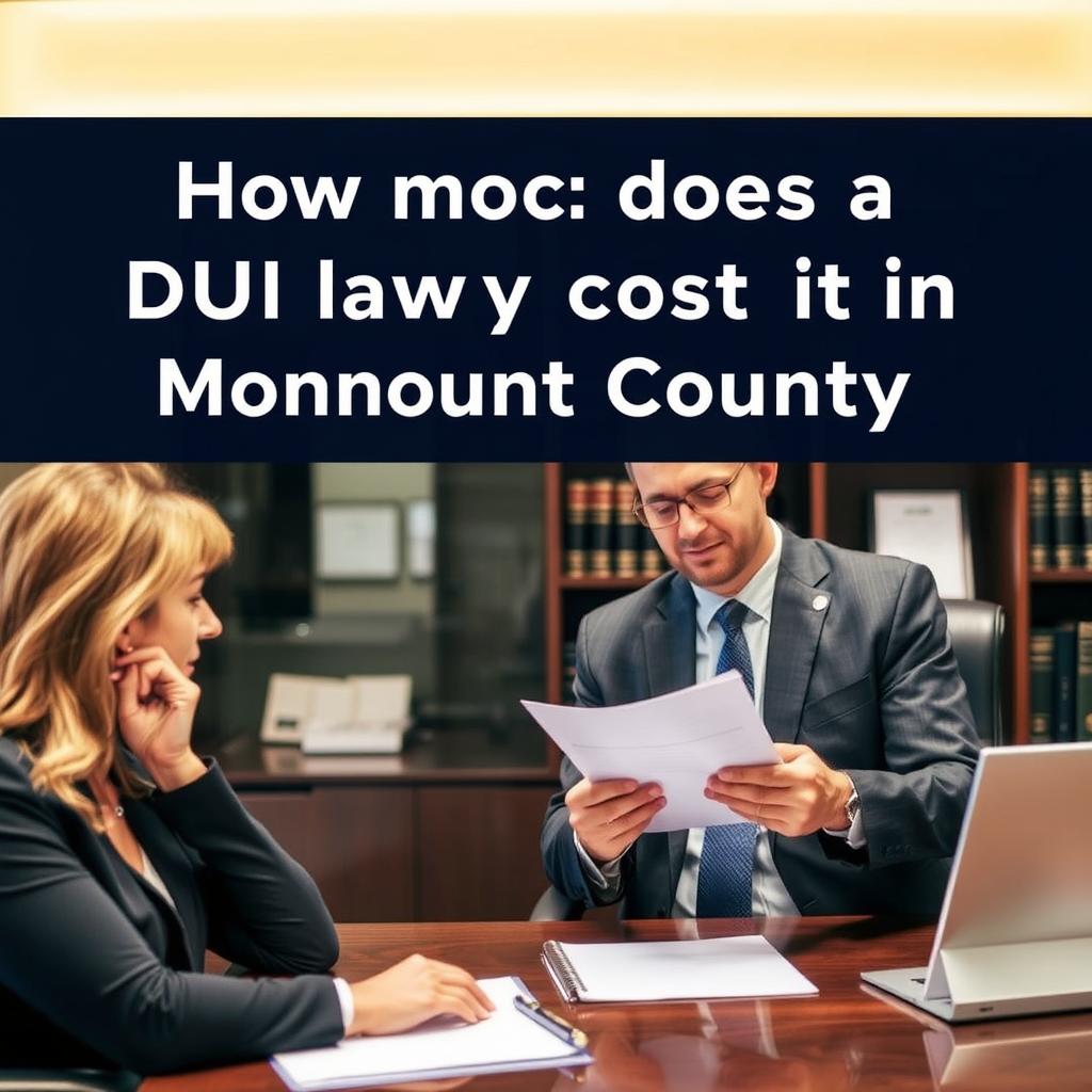 How much does a DUI lawyer cost in Monmouth County