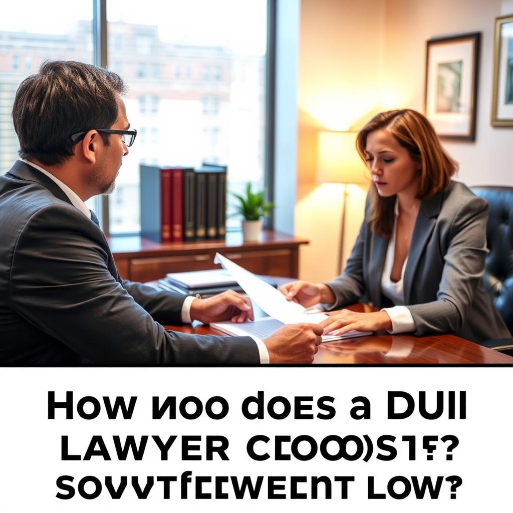 How much does a DUI lawyer cost in Southwest Waterfront