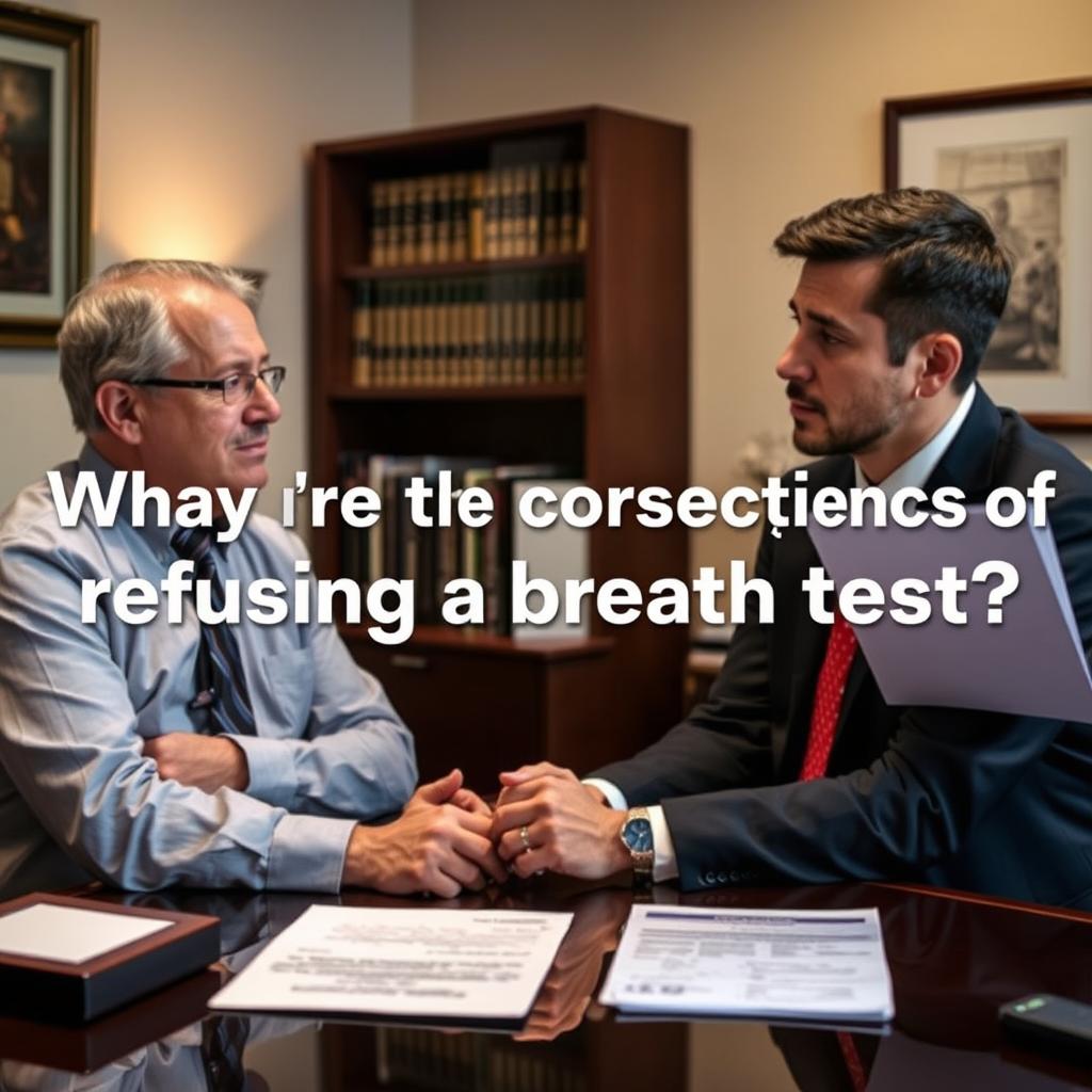 What are the consequences of refusing a breath test in District of Columbia